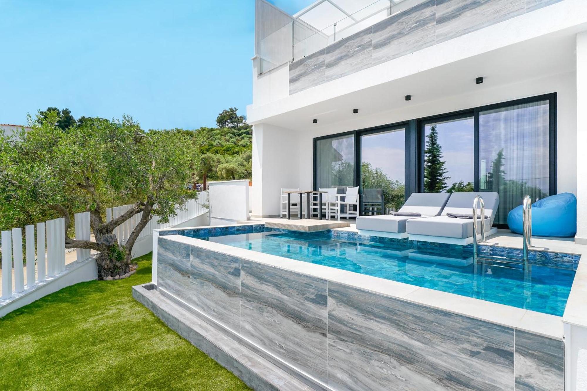 Mythodea Prive Luxury Suites Chrysi Ammoudia Zewnętrze zdjęcie
