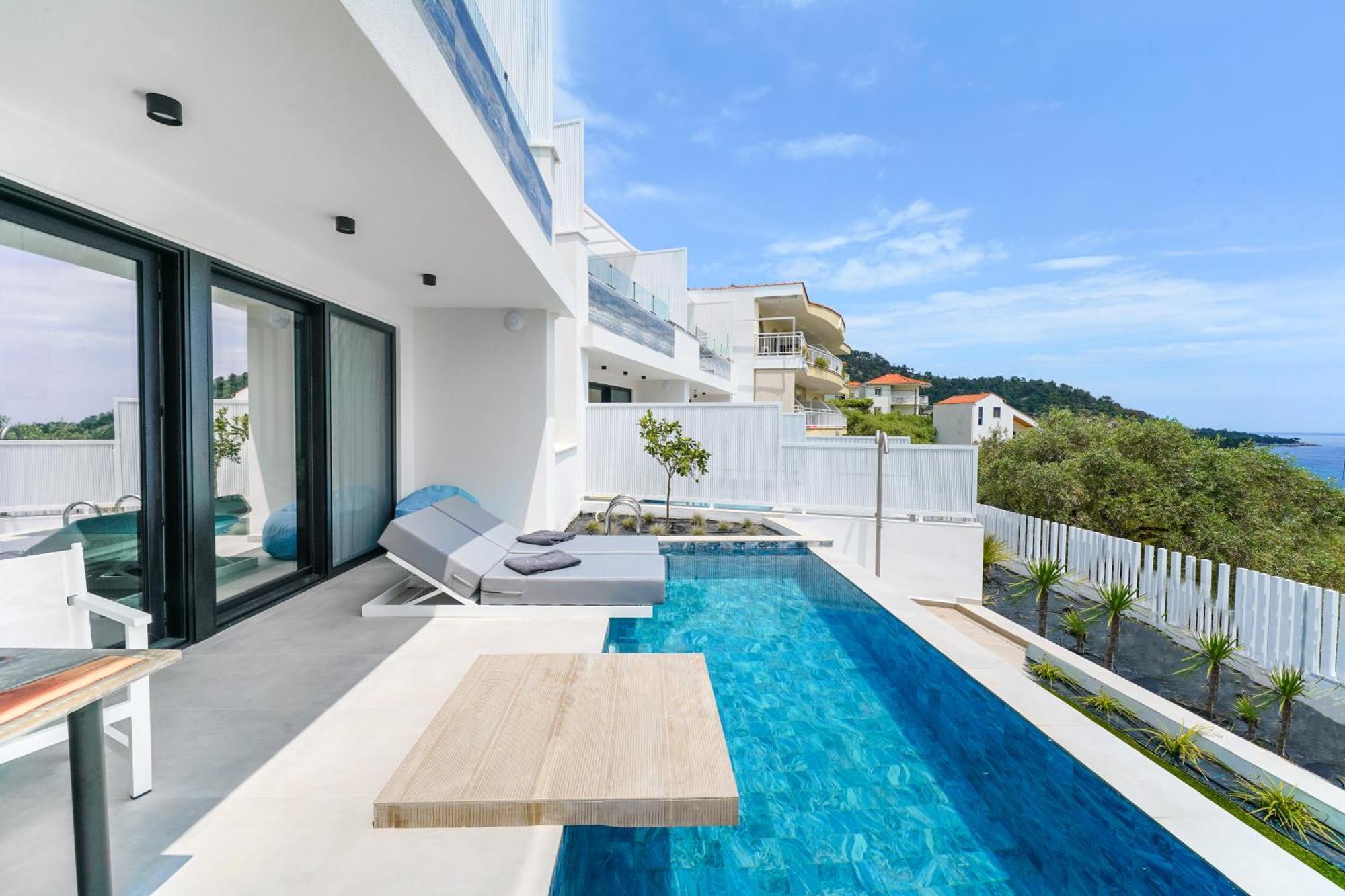 Mythodea Prive Luxury Suites Chrysi Ammoudia Zewnętrze zdjęcie